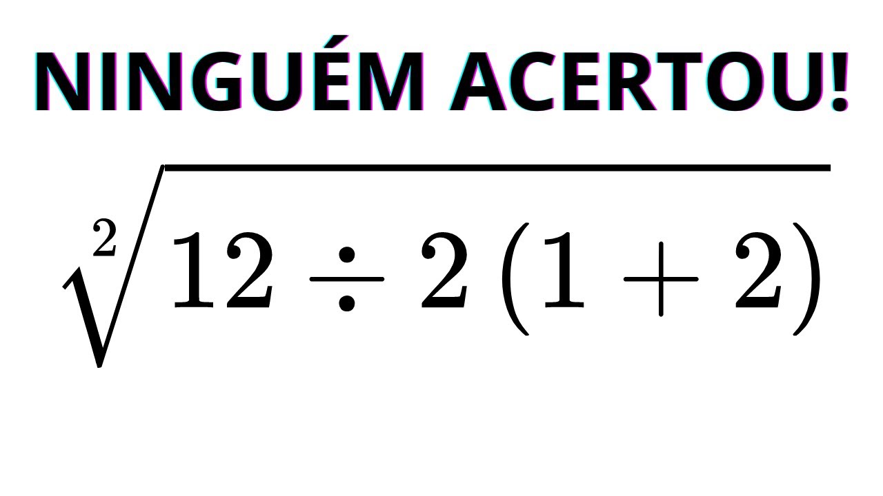 MATEMÁTICA BÁSICA - QUAL O VALOR DA EXPRESSÃO❓