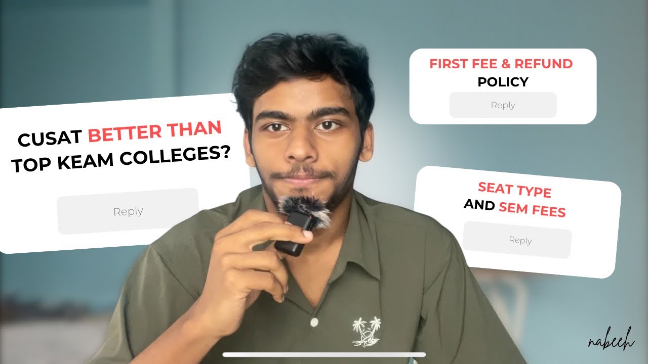 CUSAT vs Top KEAM Colleges? Honest Answer + Sem Fees & Refund Policy 