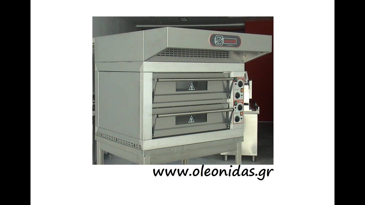 Φούρνος Ηλεκτρικός Διπλός Πίτσας Zanolli Professional equipment Electric oven for pizza double
