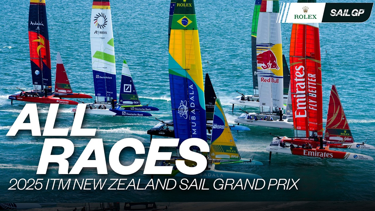 ALL RACES | 2025 ITM New Zealand Sail Grand Prix | Races 1 - 7 & Final | SailGP