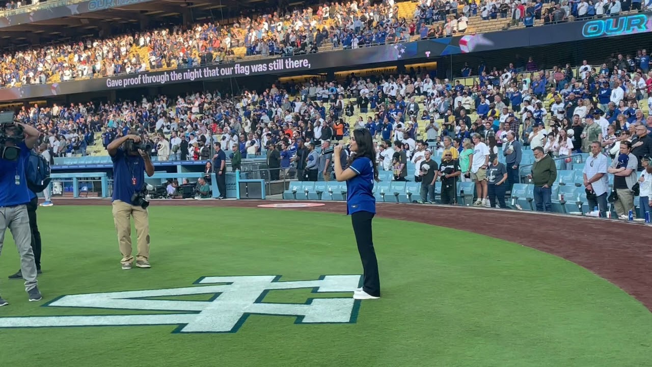 Jaalene Serenity National Anthem, Dodger Stadium/ Los Angeles Dodgers