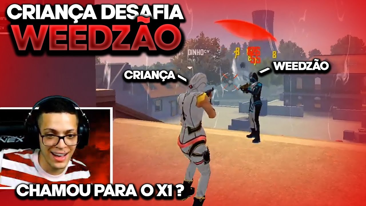 CRIANÇA CHAMA WEEDZÃO PARA O X1 AO VIVO, QUEM GANHOU ? (Melhores Clips)