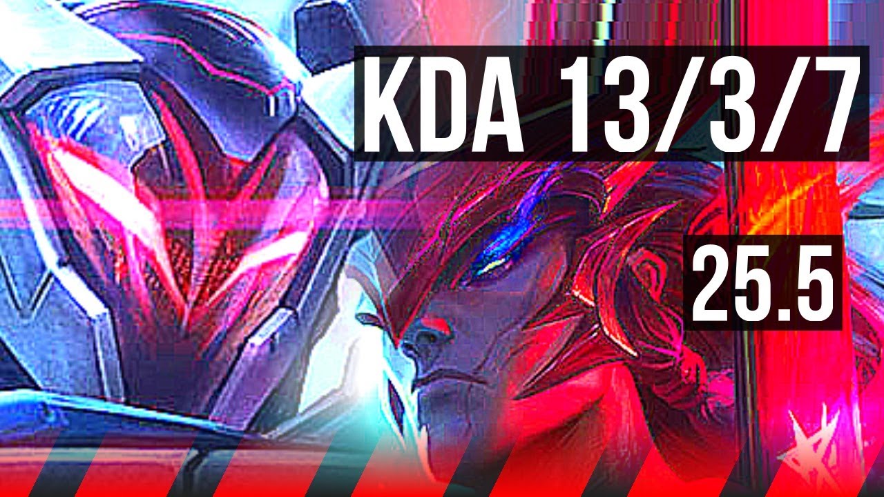 MORDEKAISER vs YONE (TOP) | 13/3/7, Godlike | KR Master | 25.5