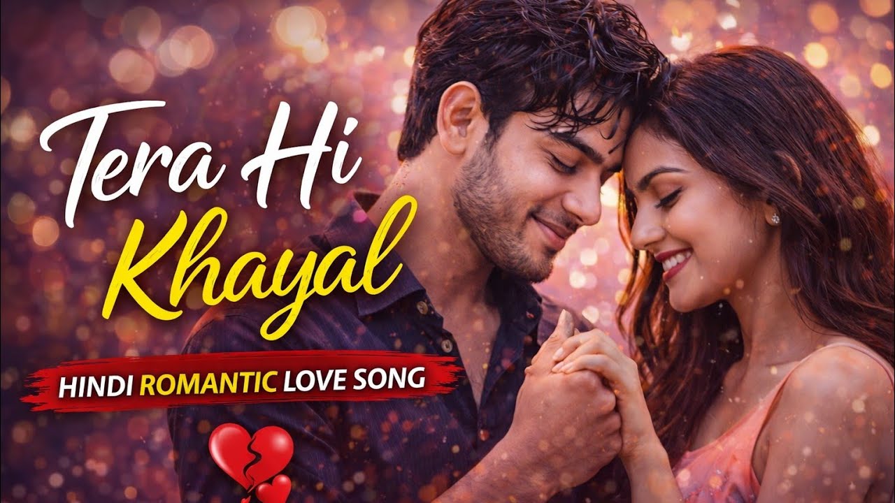 Tera Hi Khayal (Official Lyrics Video) ❤️ New Hindi Romantic Song | Love Song