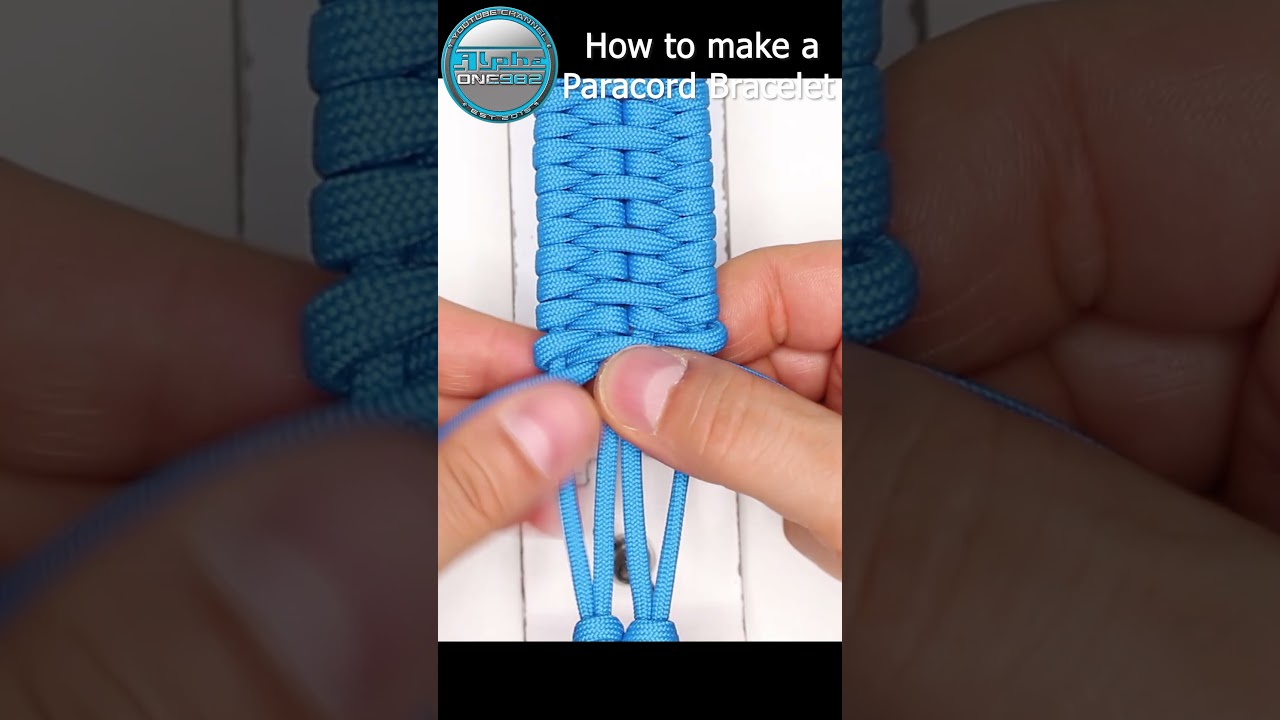 How to Make Fishtail Modified Wide Paracord Bracelet Tutorial DIY