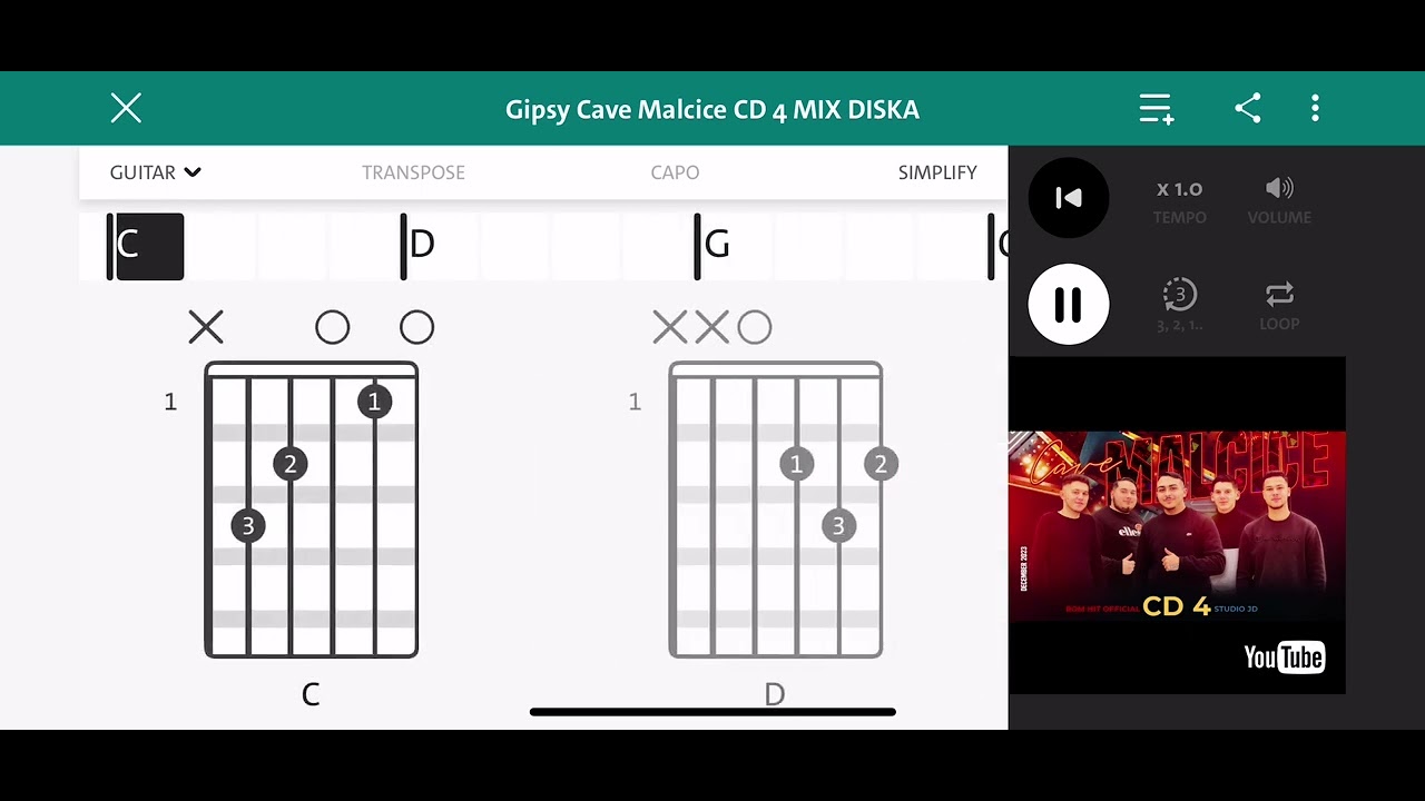 Gipsy Cave Malcice CD 4 MIX DISKA cover akordy
