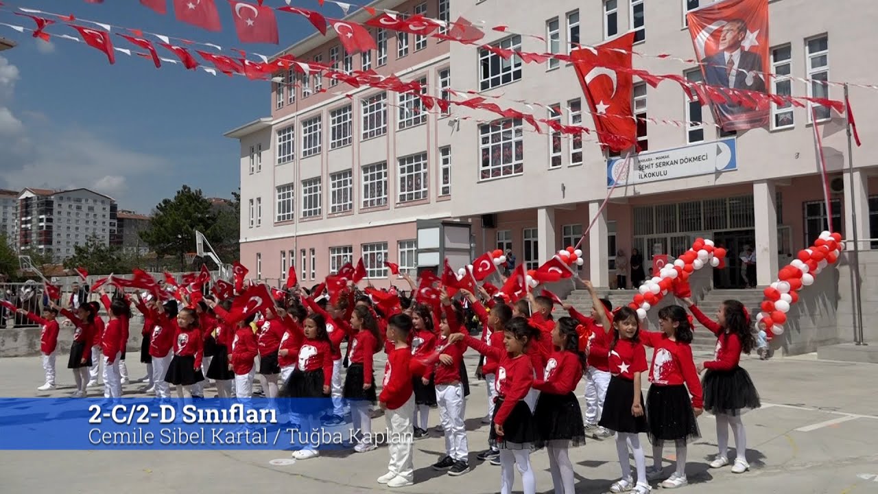 Atatürk Çocukları, 2-C, 2-D Sınıfları, Serkan Dökmeci İlkokulu, 23 Nisan 2025