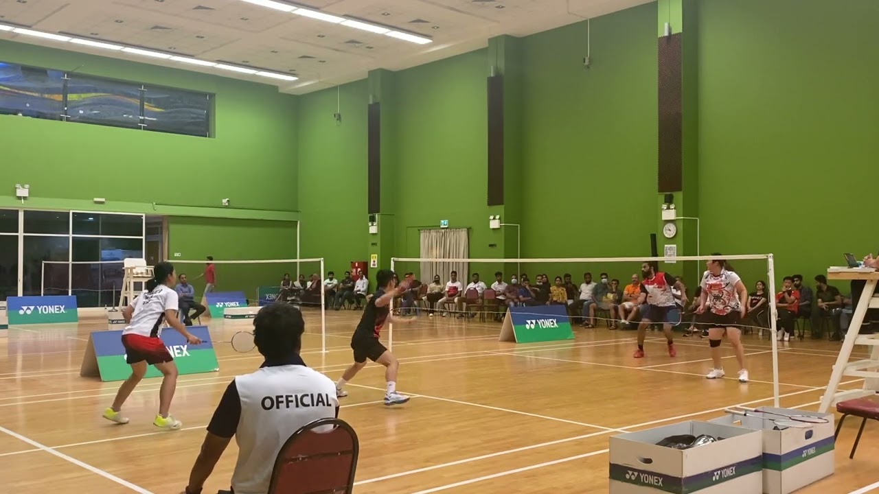 UAE 🇦🇪 OPEN BADMINTON XD SEMIFINAL(Berliyan Sudrajat/Fadly Anshor Vs Mohmd Munawar/Tiara Rosalina)
