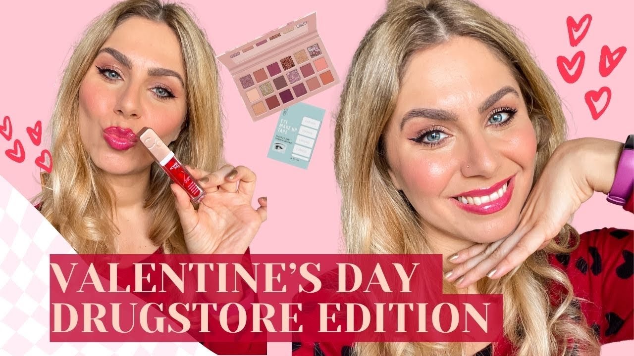💖 Valentine&rsquo;s Day Drugstore Makeup Tutorial | THELIDIAEDIT