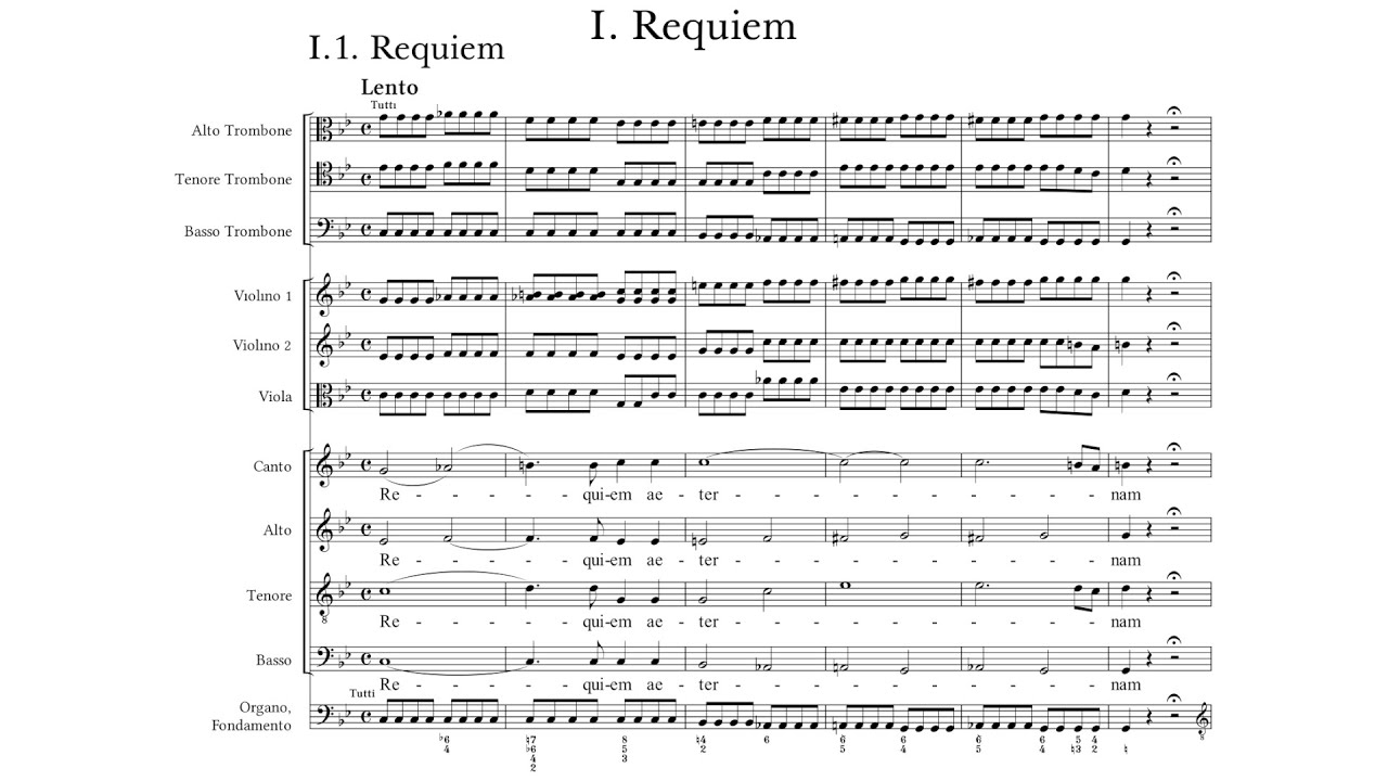 Jan Zach - Requiem solemne in C Minor