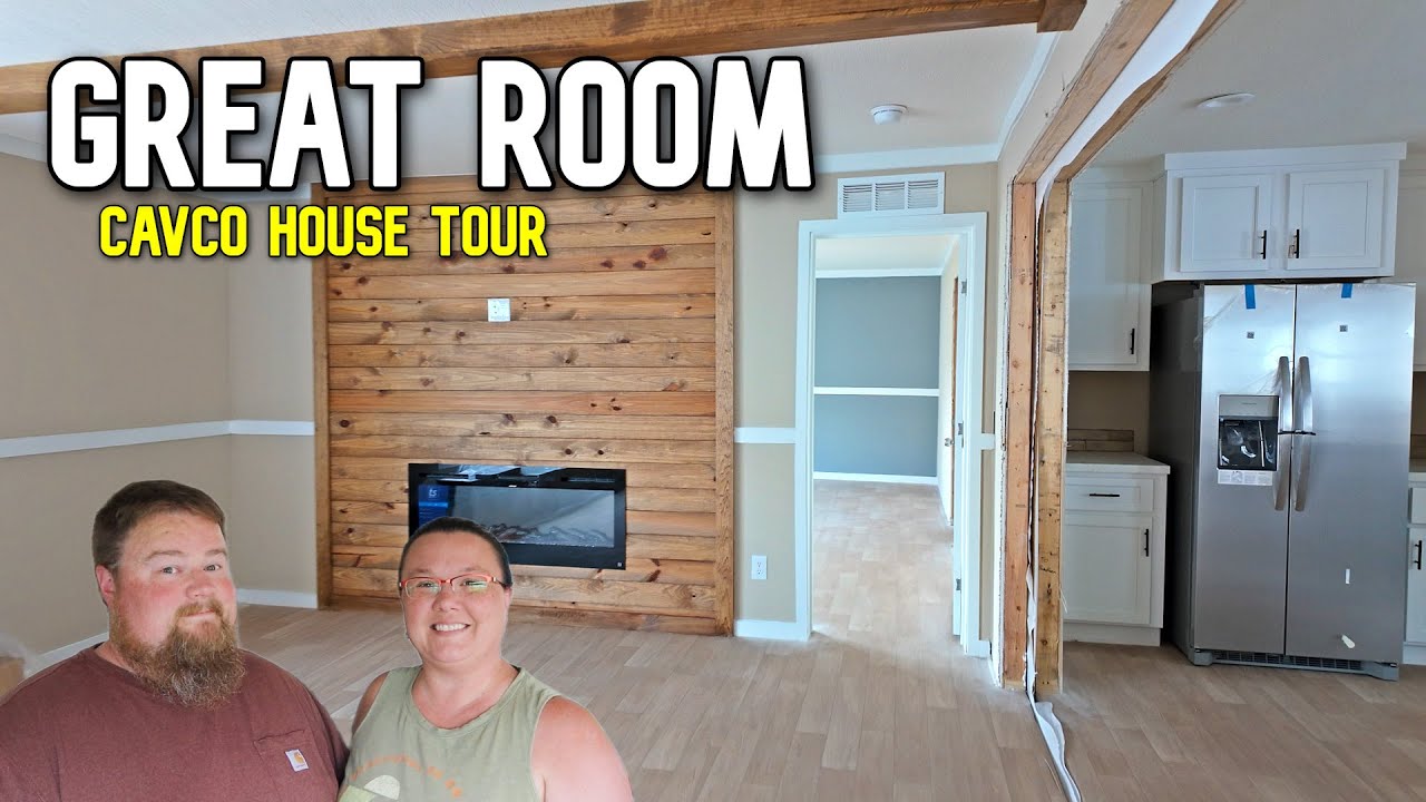 A Great Room Layout - Manufactured House Tour - Cavco Edge 32764B