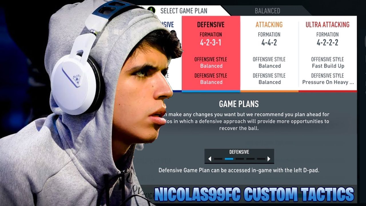 FIFA 20 PRO PLAYER NICOLAS99FC Game Plans and Custom Tactics + Controls Settings🎮