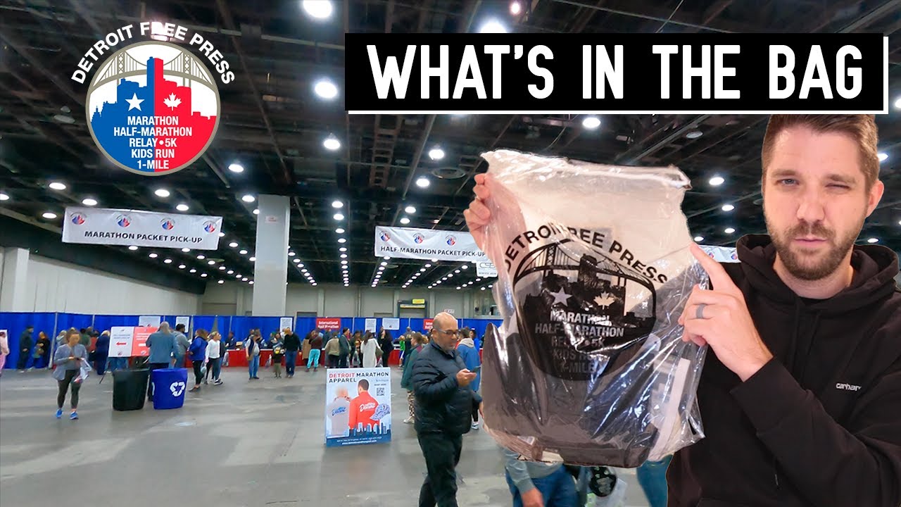 Detroit Free Press Marathon Expo and Packet REVIEW
