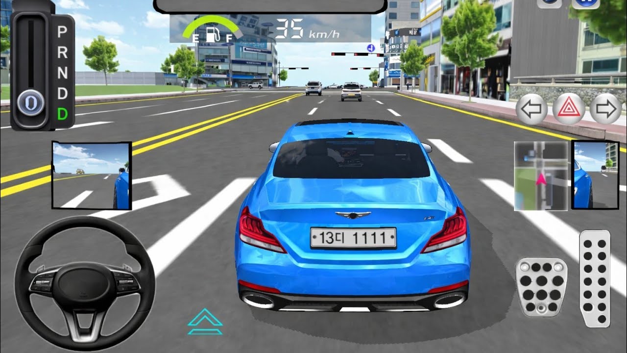 New Blue Mercedes G63 For Parking - 3d Driving Class android game || Car Game