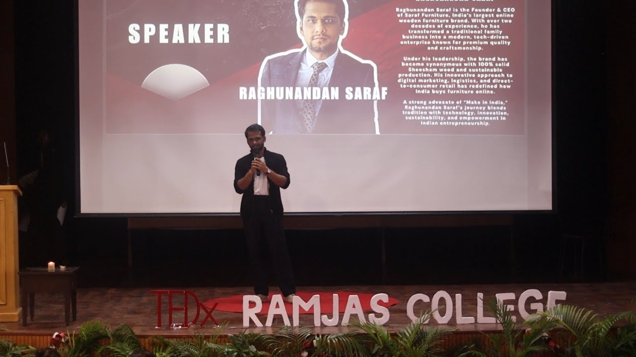 Raghunandan Saraf on Craft, Code, and ‘Make in India’ | Raghunandan Saraf | TEDxRamjas College