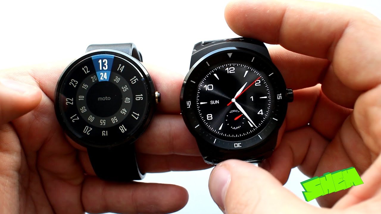 LG G Watch R vs.  Motorola Moto 360 -  Por&oacute;wnanie [PL]