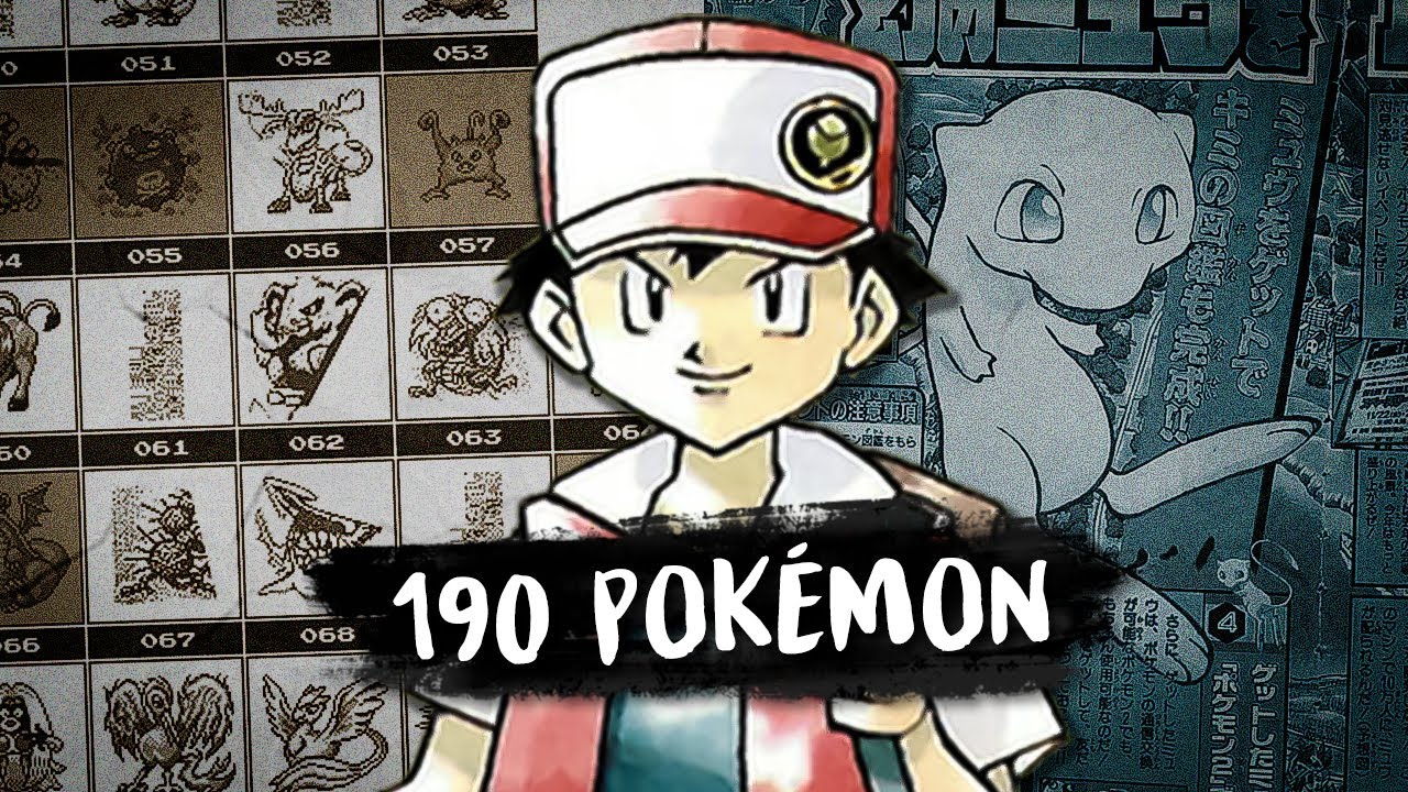 Le CONTENU INUTILISÉ de Pokémon Rouge et Bleu