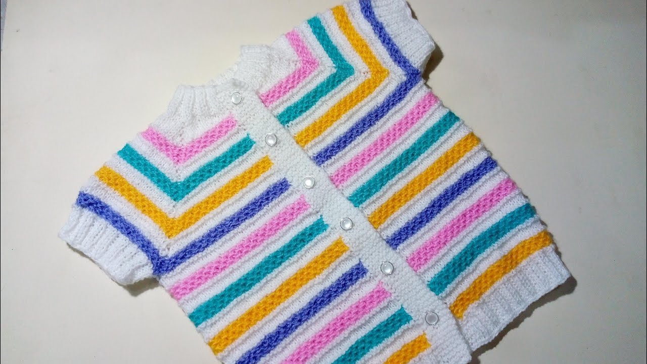 431 - Multicolour  Sweater design || Multicolor Knitting for Kids || Knitting Design for kids ,