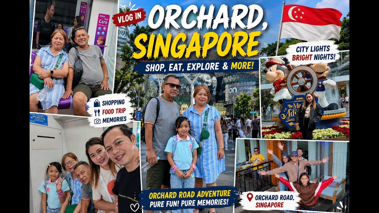 Changi Airport Arrival and Orchard | Singapore 🇸🇬