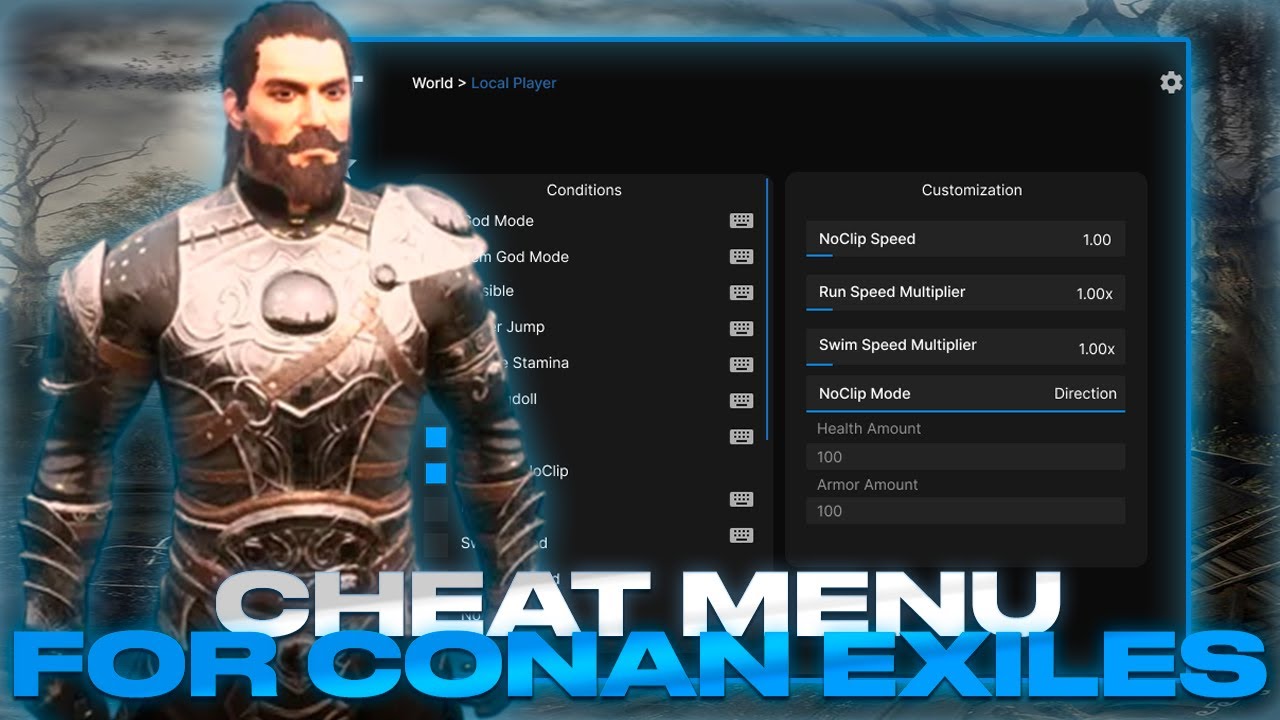 ^^Divine^^ Cheat Menu - For Conan Exiles | Updated Cheat For Conan | Many Functions | FREE 100%