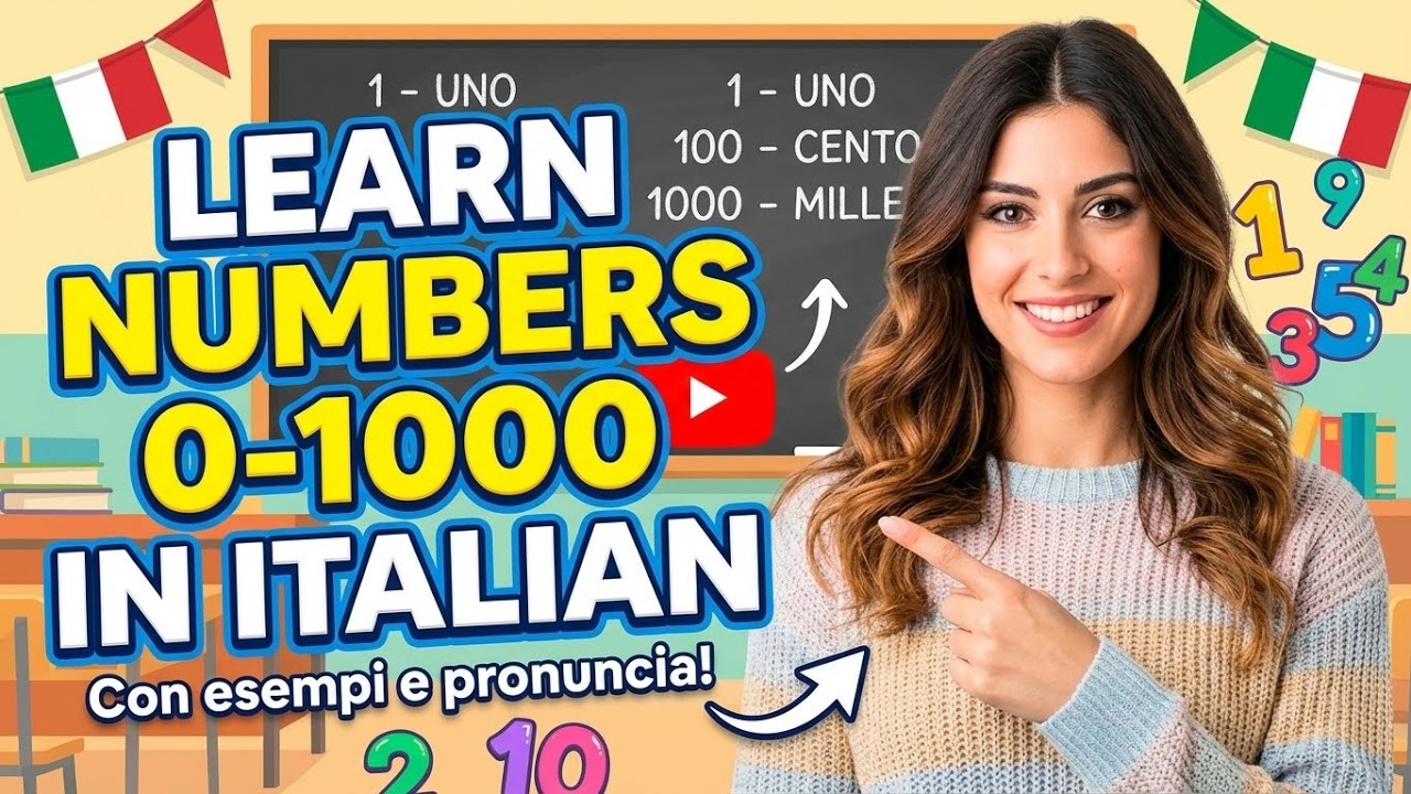 Master Italian Numbers 0-1000: Count Anything in Italian! 🇮🇹 | Study Italian for beginners A1