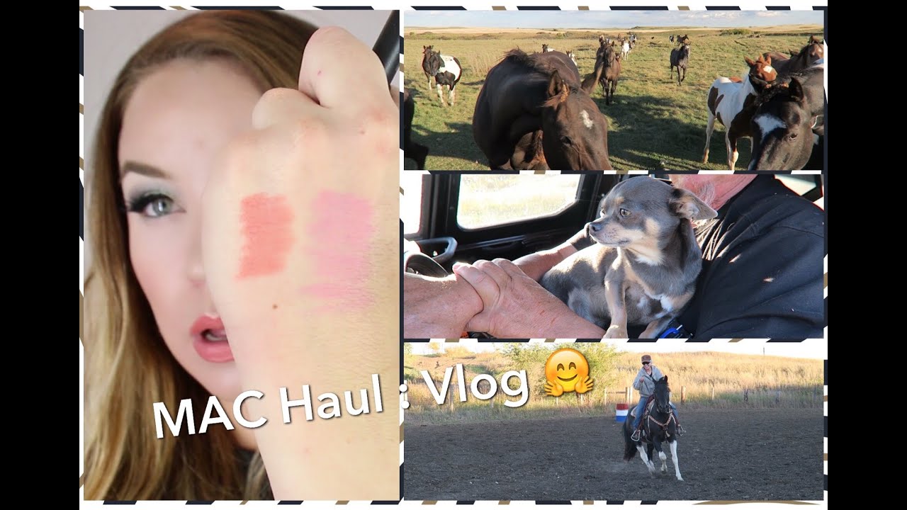 MAC Haul : Vlog : Velvetease Lip Pencils, Ellie Goulding, Huggable Glass, Nordstrom's Finest