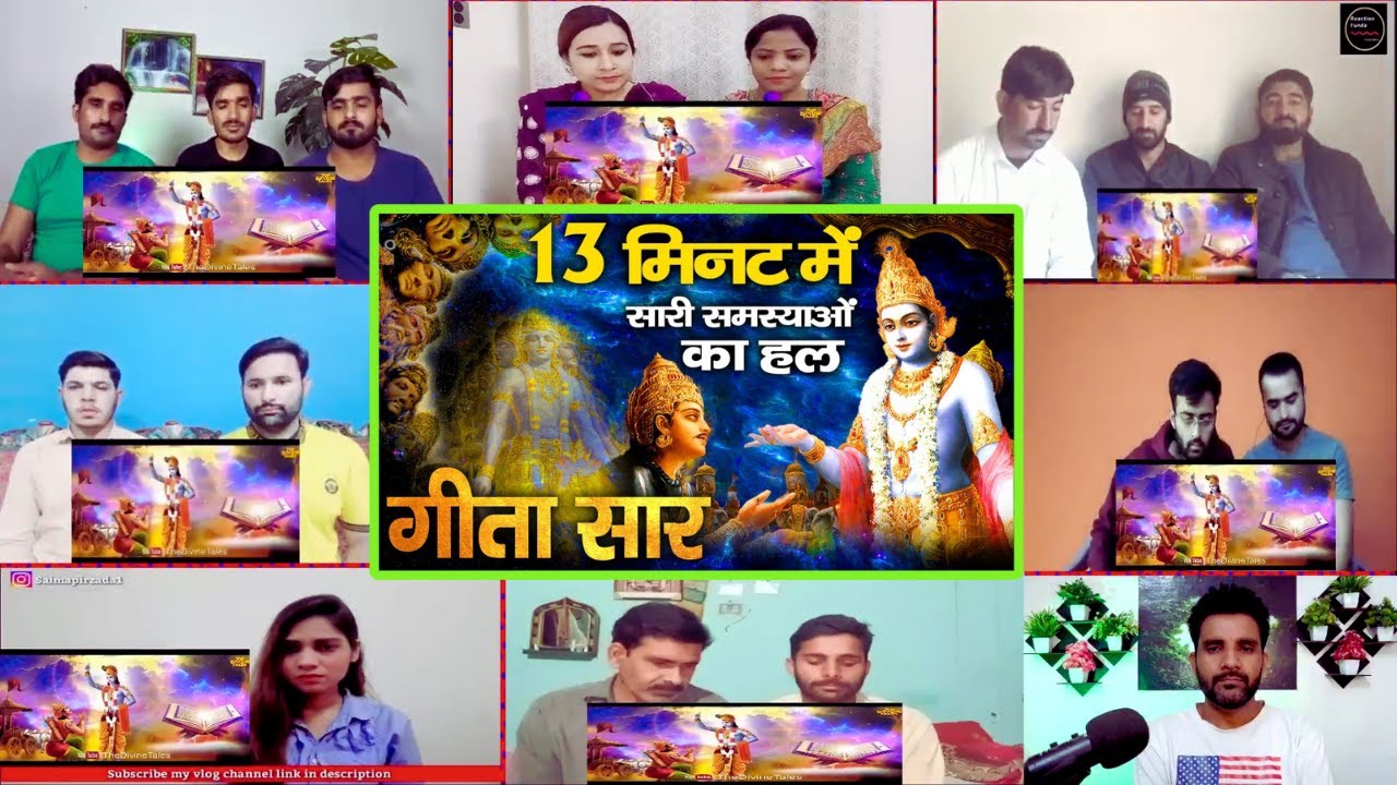 सभी समस्याओं का हल है भागवत गीता के इन वचनो में | Krishna Teachings From Bhagavad Geeta | PAK REACTS
