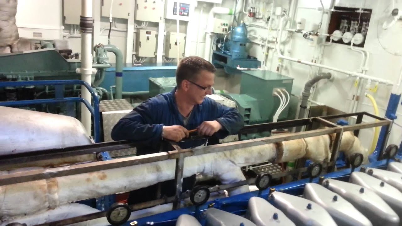 Eerste start na revisie Stork Wartsila F240
