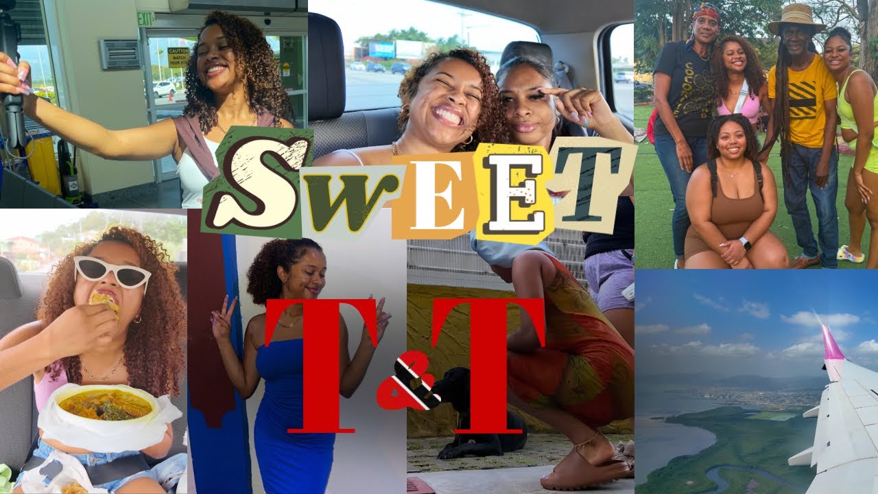 FIRST TIME IN TRINIDAD & TOBAGO! | Trying new food, First roti, Street lime, Reunions, Settling in!