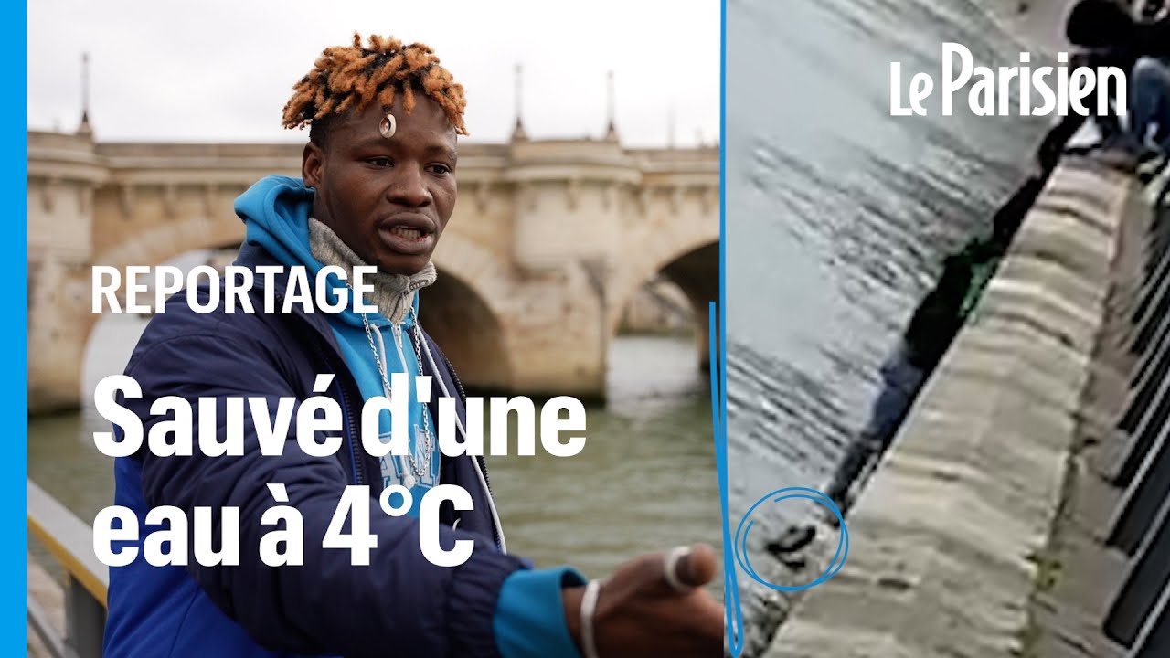 Mambi, ce Malien sans papiers qui a plongé dans la Seine glacée pour sauver un chien