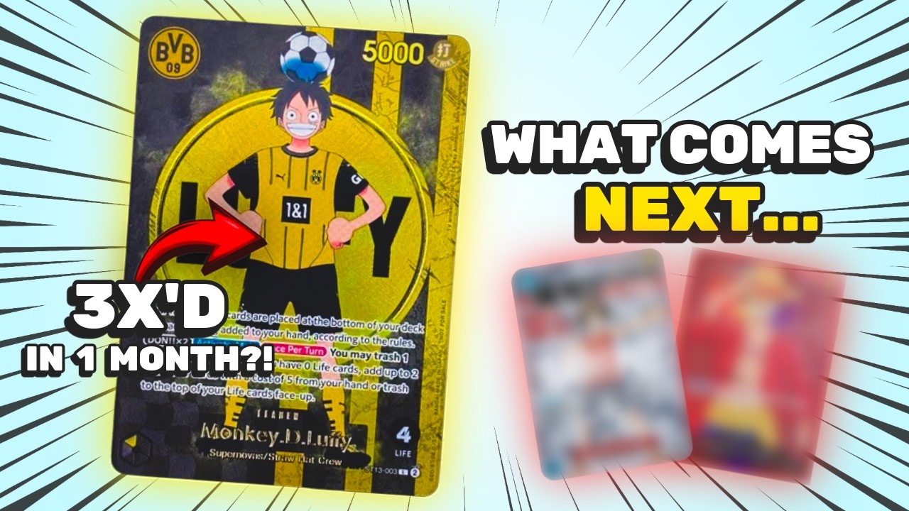 BVB Luffy подорожал в 3 раза за месяц&hellip; Что дальше? | Обзор рынка One Piece TCG