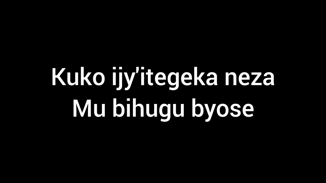 INDIRIMBO YA 5 MU GUSHIMISHA