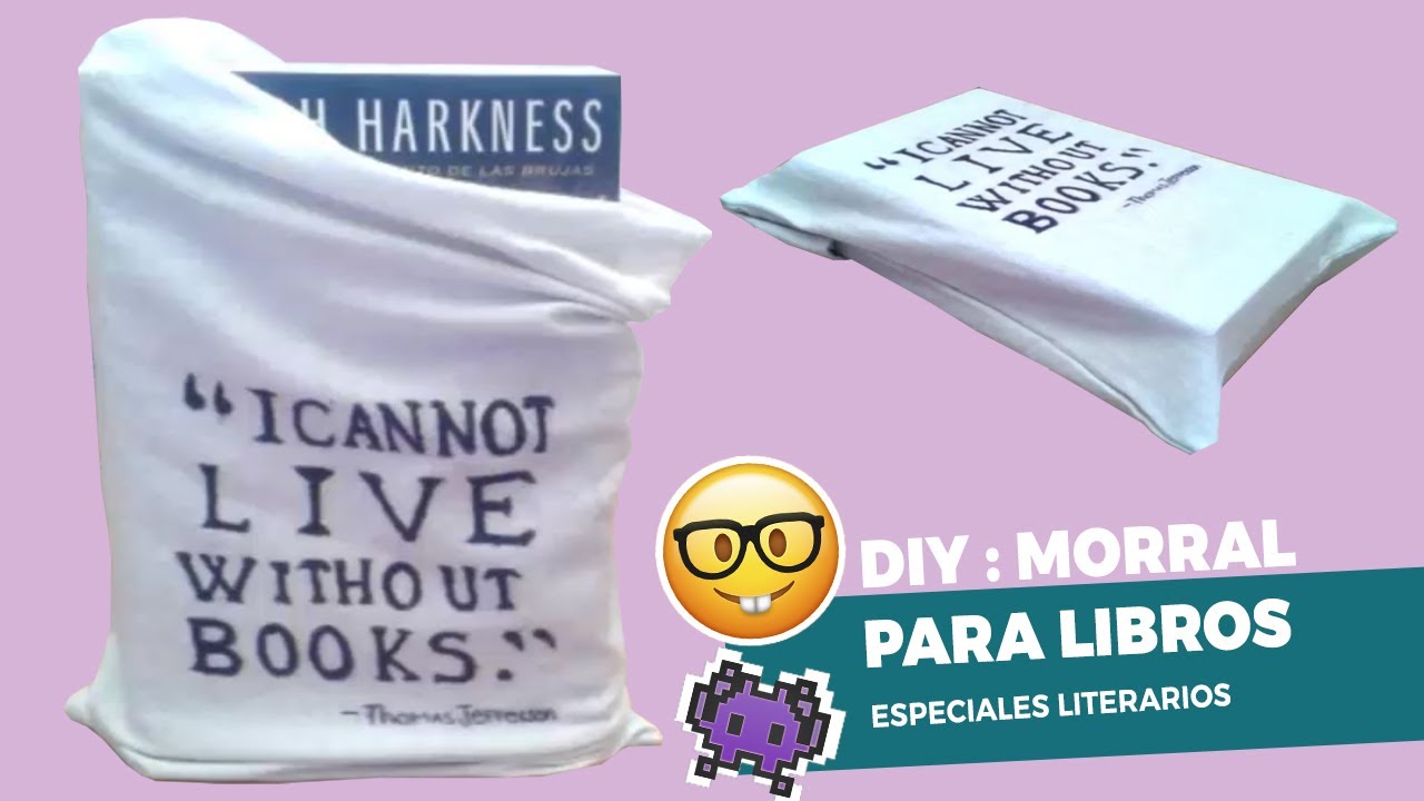 DIY: Cómo hacer un morral o saco para guardar tus libros  | GeekMarloz