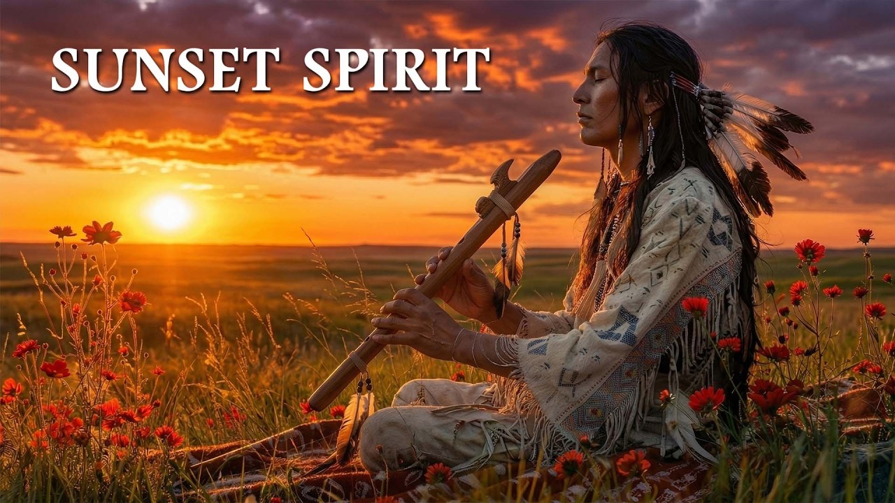 Sunset Spirit Song | Native American Flute Music for Deep Calm and Meditation