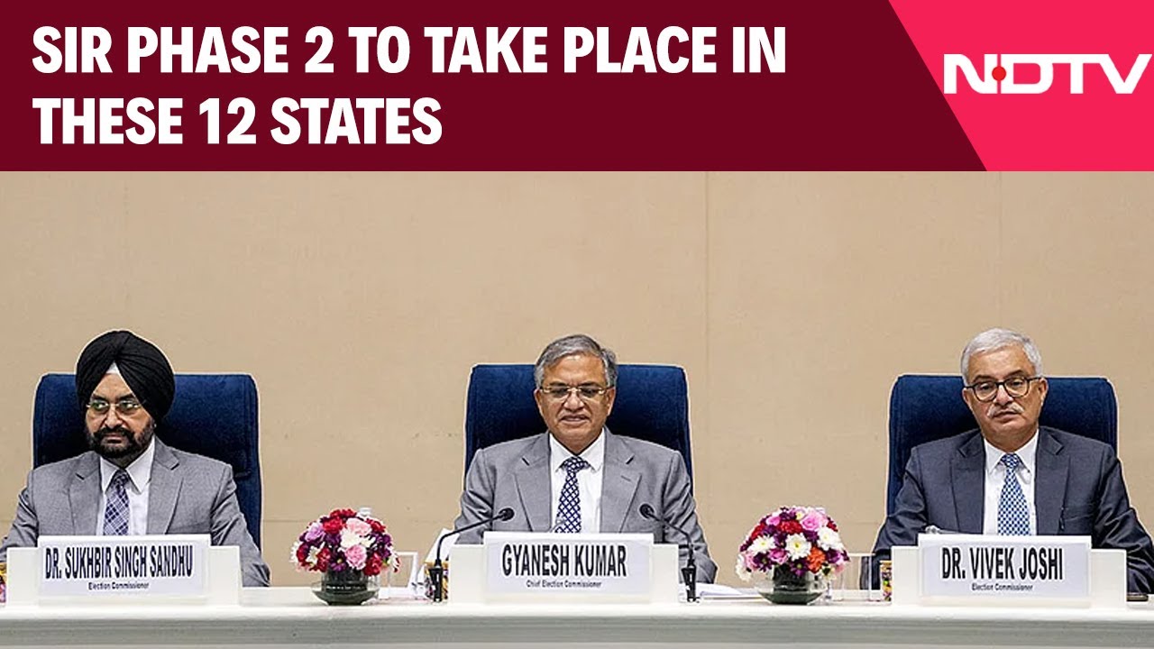 ECI Latest News | West Bengal, Tamil Nadu Among 12 States In Phase 2 Of Voter List Revision