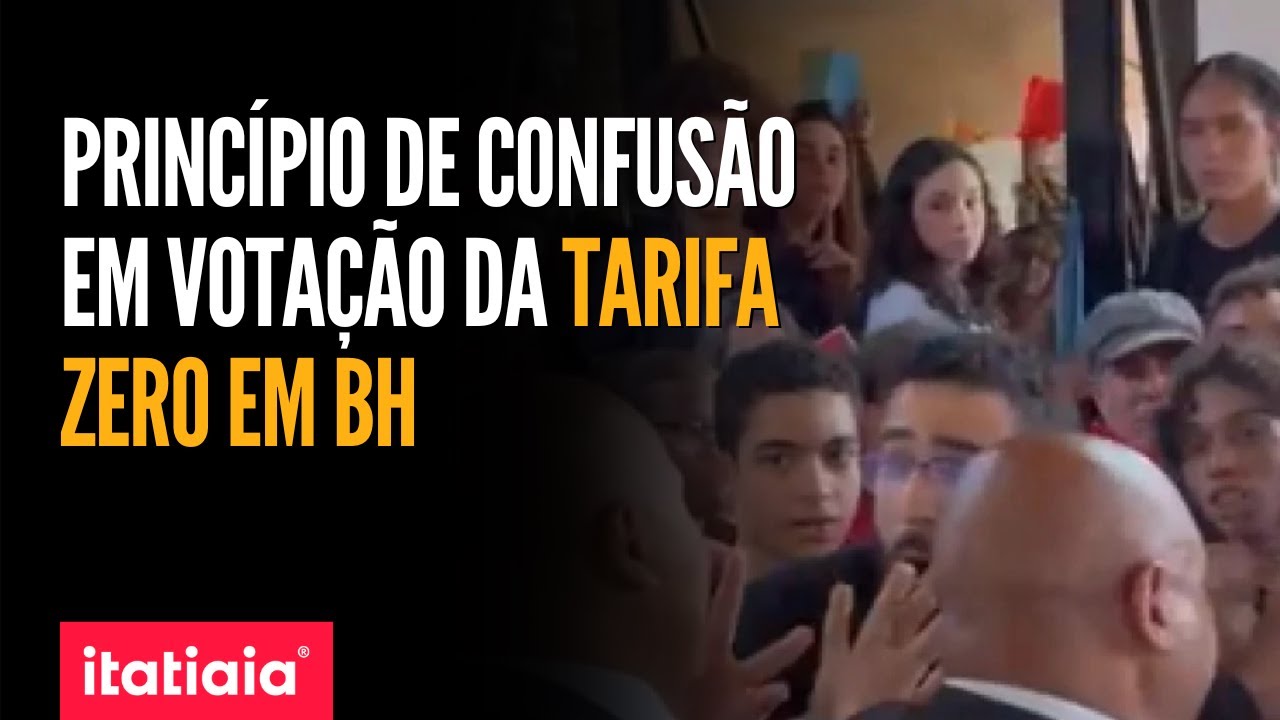 VOTAÇÃO DA TARIFA ZERO EM BH TEM PRINCÍPIO DE TUMULTO NA CÂMARA MUNICIPAL