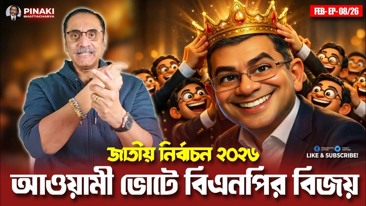 আওয়ামী ভোটে বিএনপির বিজয়  || Pinaki Bhattacharya || The Untold