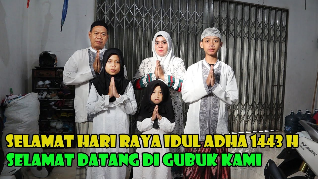 Selamat Hari Raya Idul Adha 1443 H. Suasana Gubuk Kang Jerry Saat Hari Raya Idul Adha.