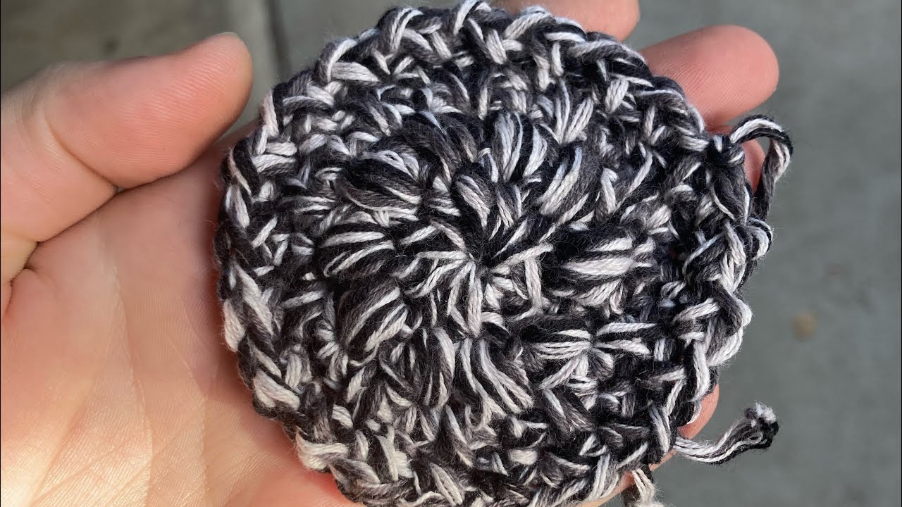 Crochet Cotton Face Scrubbies - Beginner Tutorial (No Audio)