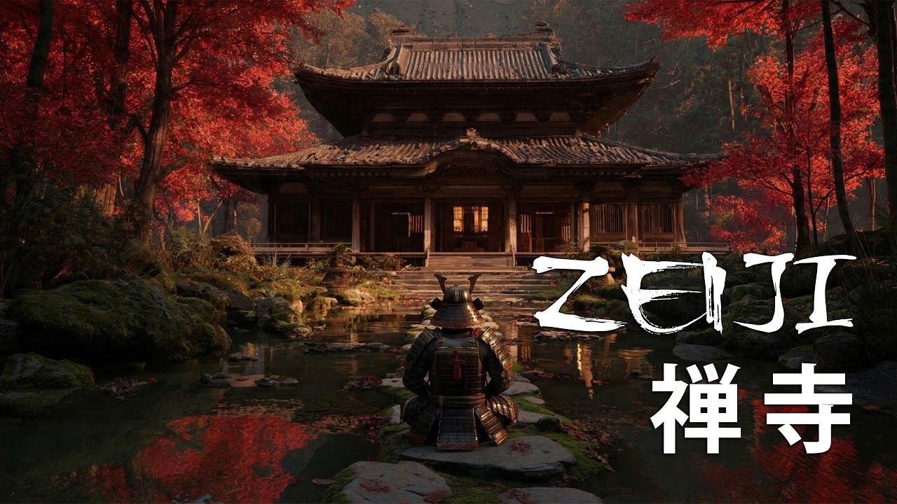 ZENJI — 禅寺 | Japanese Samurai Music with Zen Handpan for Relaxation & Focus ️🎧 3H Relaxing Music