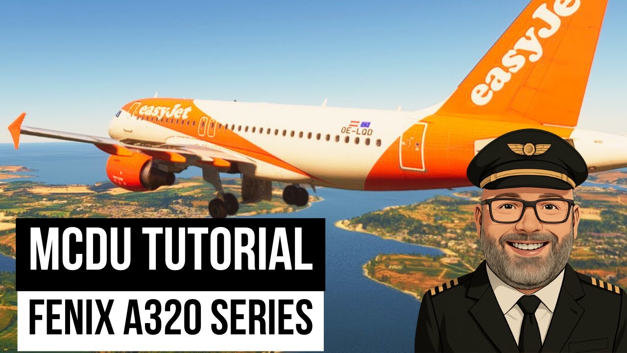 Fenix A320 | Easy MCDU Setup Tutorial with SimBrief (Full Beginner Guide)
