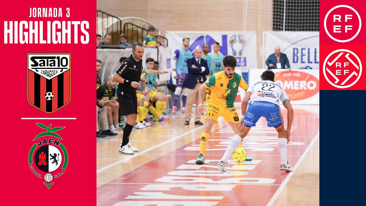 Resumen #PrimeraDivisiónFS | Wanapix Sala 10 Zaragoza 1-3 Jaén Paraíso Interior | Jornada 3