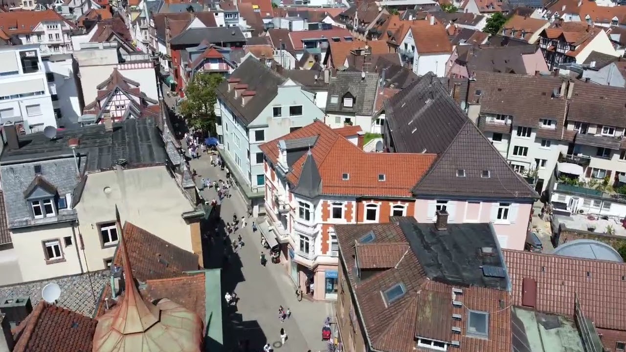 Lahr/Schwarzwald city centre and around, Germany