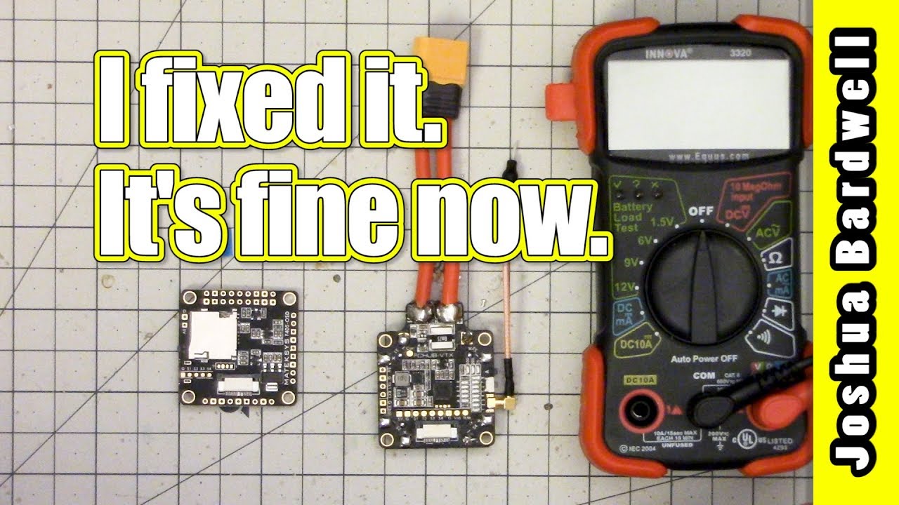 Matek F405 Troubleshoot | Multimeter Continuity Testing
