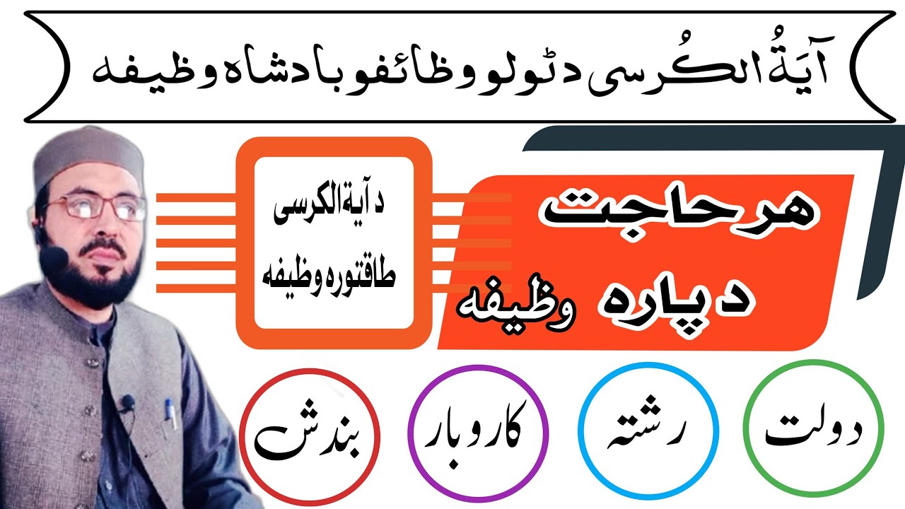 آیت الکرسی وظیفہ | پشتو وظیفہ | Ayatul Kursi Ki Fazilat | Pashto Wazifa
