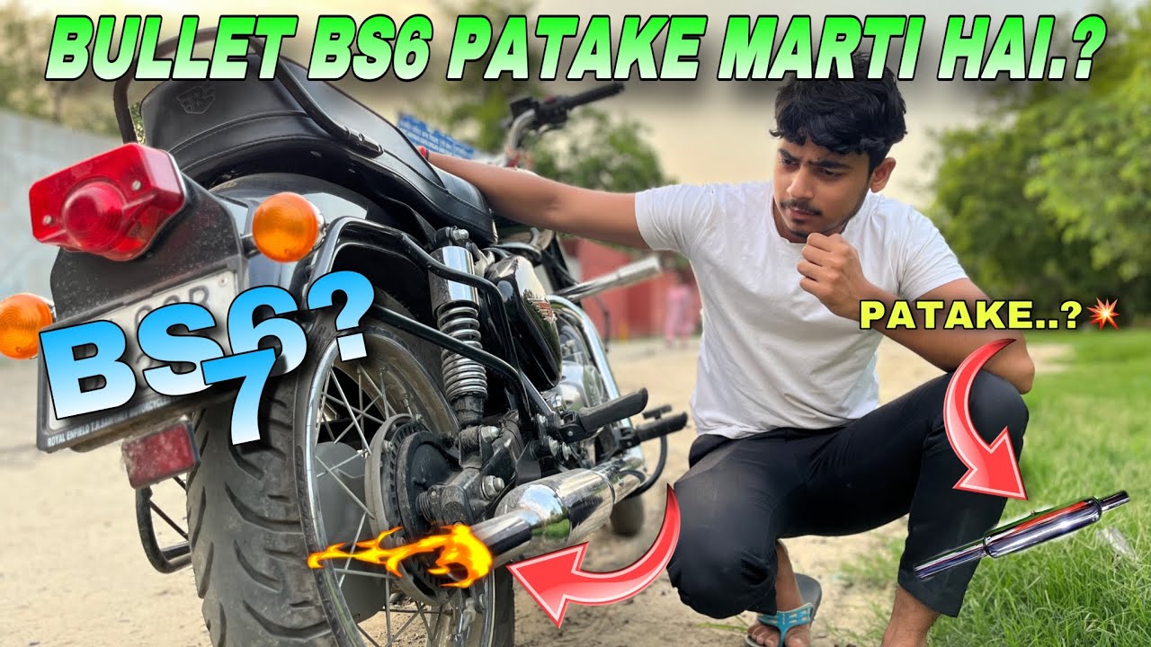 New battalion bullet patake marti❓ ✅ || Bend pipe  change 🔥💯||#bs6 #bullet350 #2025 || #patake