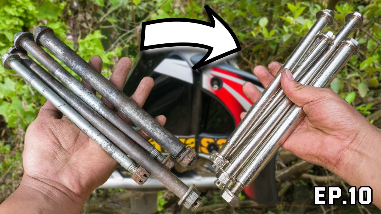 Suspension linkage, tank and seat 2001 kawasaki kmx125 rebuild episode 10