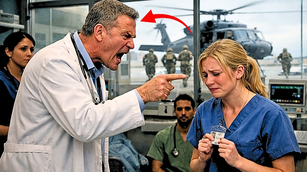 They Fired the Rookie Nurse on the Spot — Then a Black Hawk Landed on the Roof Asking for Her