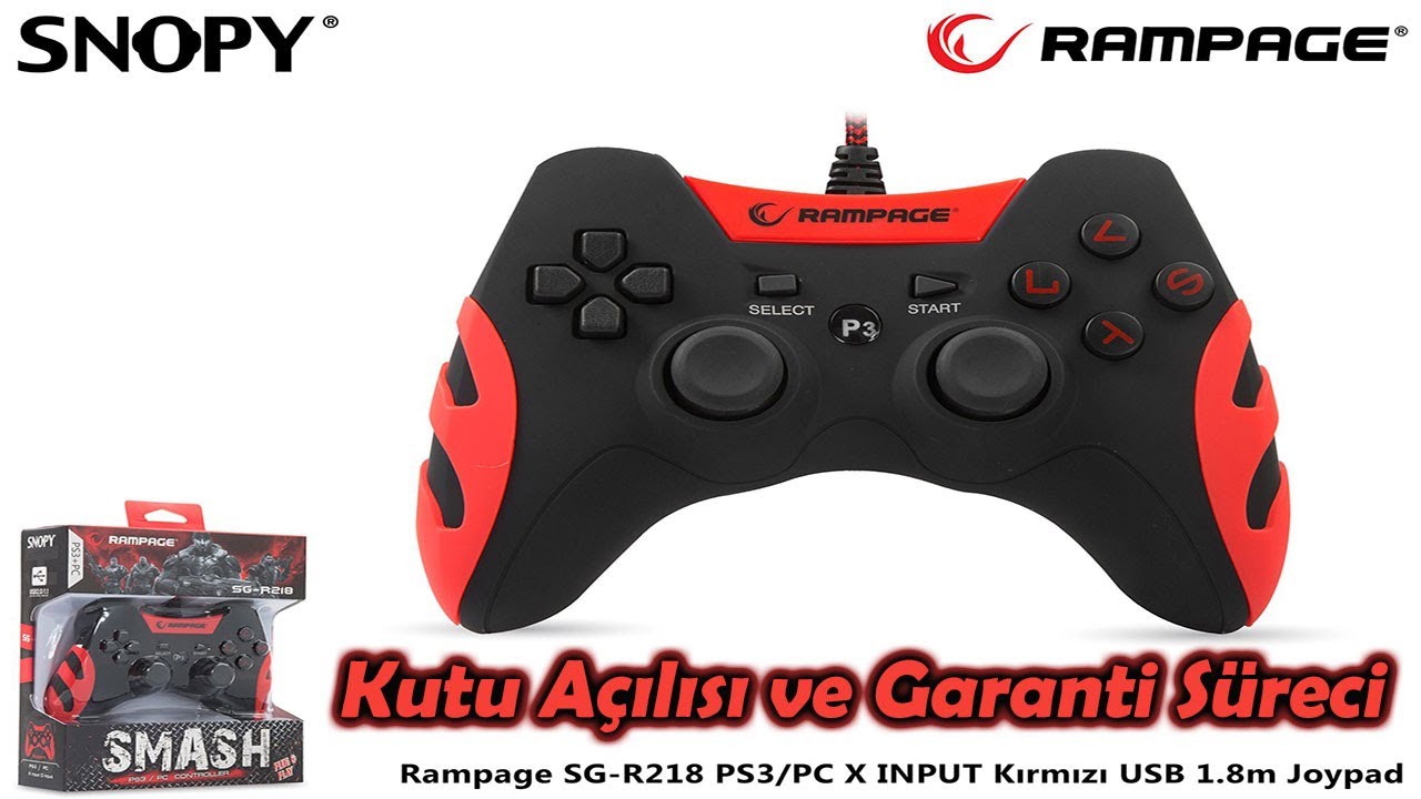 Snopy Rampage SG-R218 Kutu Açılışı ve Garanti Süreci + Mini Test