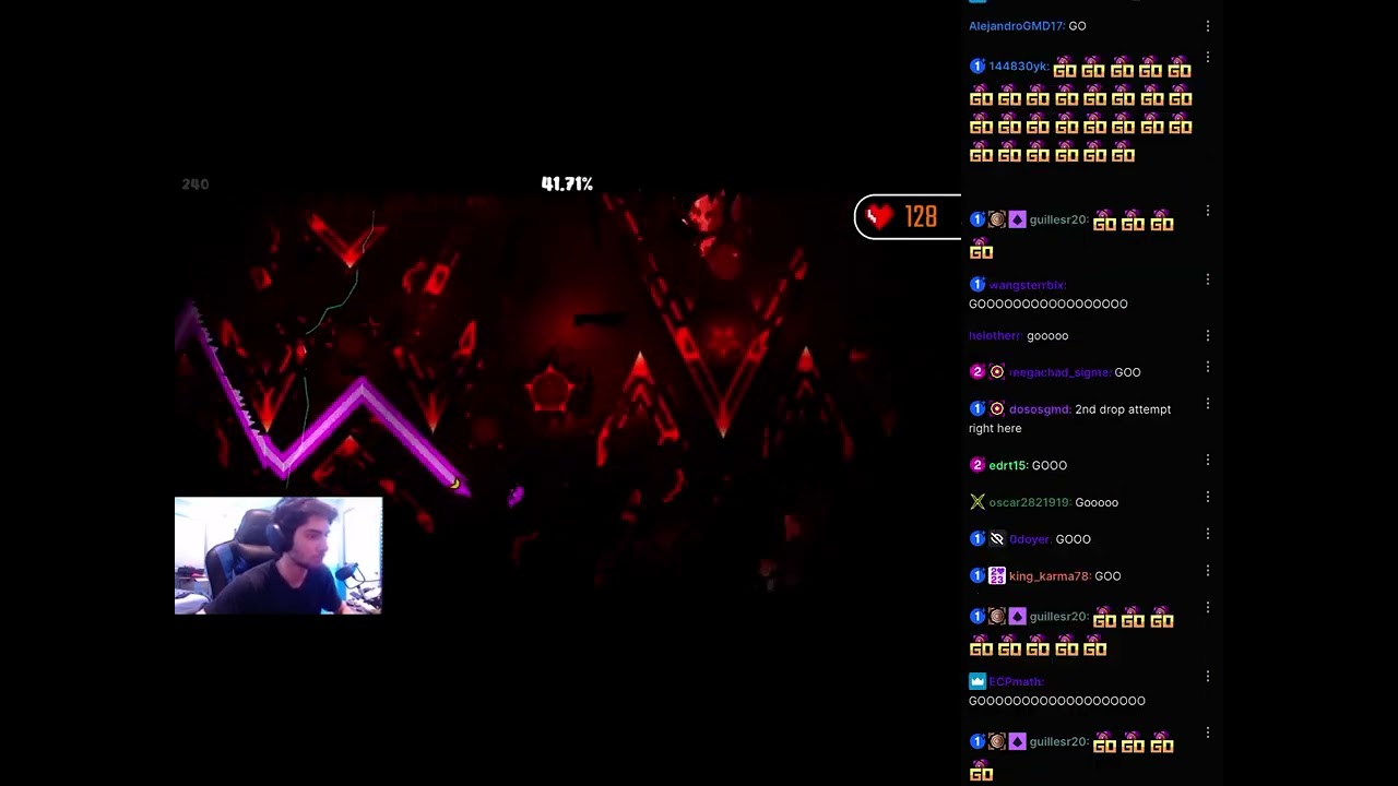 Doggie gets 80% on Grief (With twitch chats live reaction)